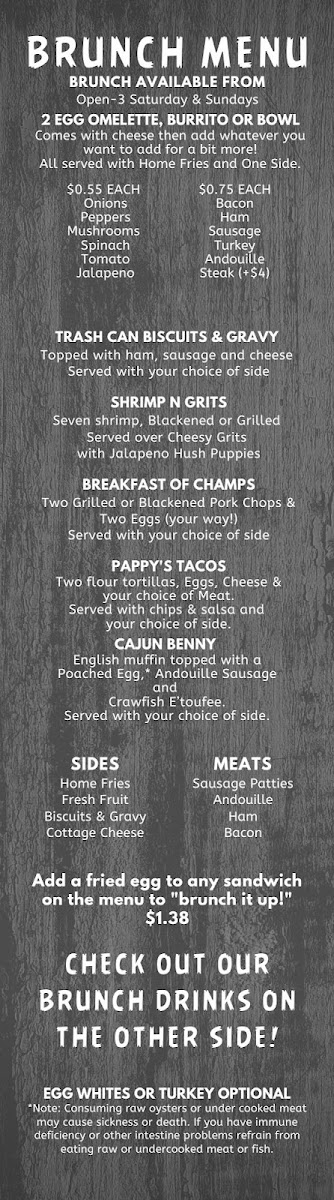 Crawpappy's Bar and Grill Menu - Image 3