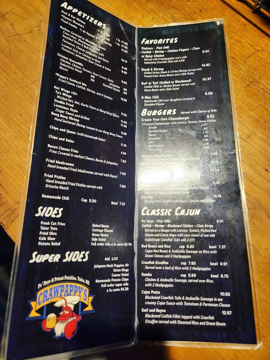 Crawpappy's Bar and Grill Menu - Image 5